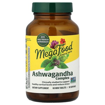 MegaFood, Ashwagandha Complex, 60 Mini Tablets