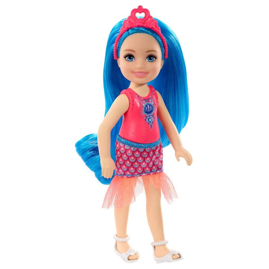 Barbie Dreamtopia Chelsea Sprite Doll, 7-inch, with Blue Hair Wearing Fashi