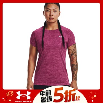 【UNDER ARMOUR】UA 女 Tech 短T-Shirt-人氣新品