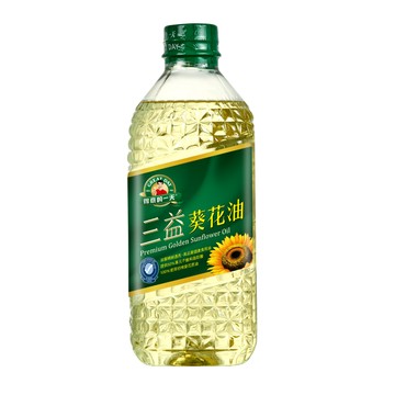得意的一天三益葵花油1.58L