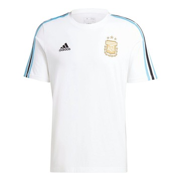 adidas Argentina DNA 3-Stripes Football T-shirt Asia Sizing 'White'