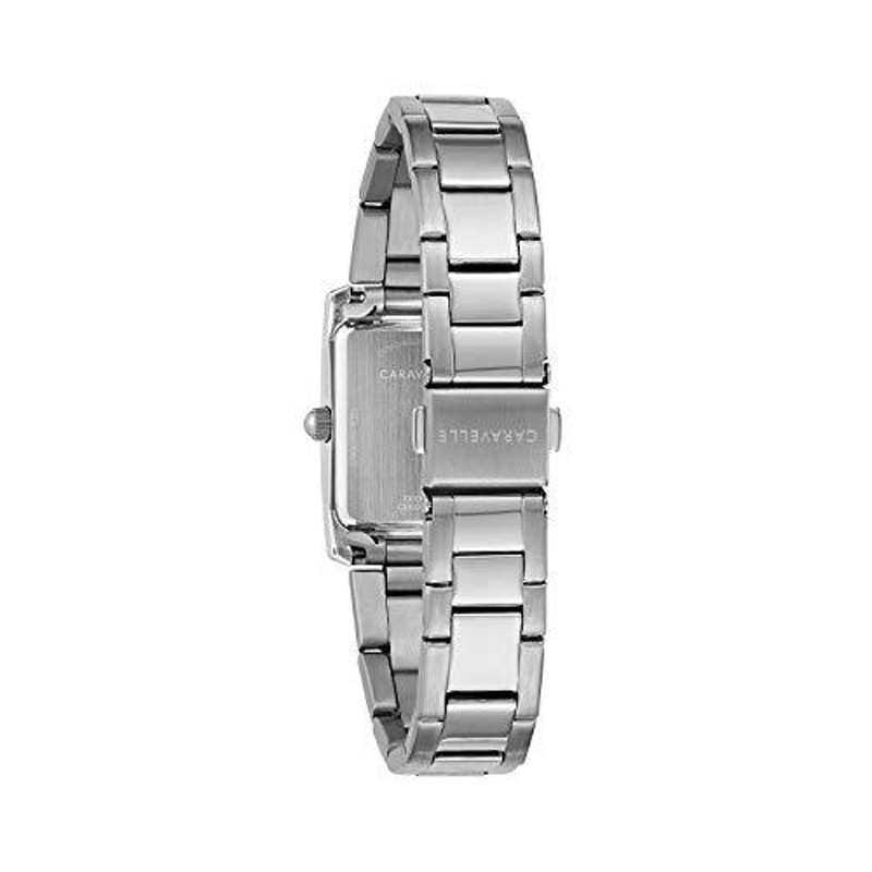 Caravelle Women's Quartz Stainless Steel Dress Watch Color:Silver-T 並行輸入  ブロック