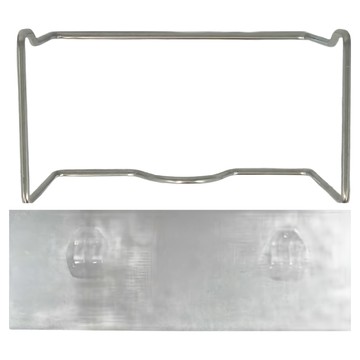 Easy 易立家 304不鏽鋼鍋蓋砧板兩用架 12 x 16 x 9cm  銀色  1盒