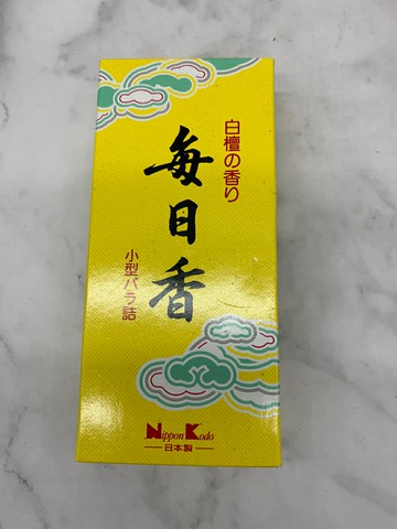 日本線香 日本香堂 每日香 中古物品由于儲存環境的不同有些物