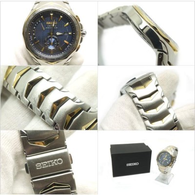 中古 良品 SEIKO セイコー コーチュラ メンズ 腕時計 電波ソーラー 8B63-0AK0 | LINEブランドカタログ