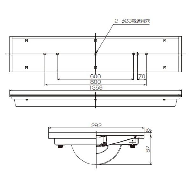 LEET-42841A-LS9+LEEM-40323D-01】東芝 LEDベースライト TENQOO