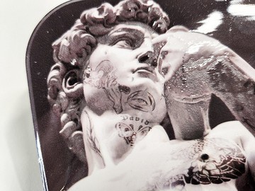 格鬥王大衛 NFT同款 鶯歌陶瓷杯墊