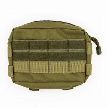 戰術腰包 迷彩 85.5g 600D牛津布背覆PVC纖維  160 x 130 x 35mm  軍綠色  1個