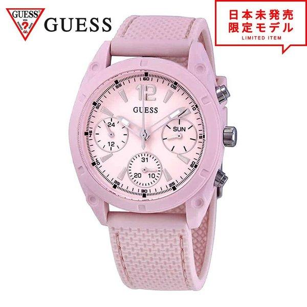 GUESSレディース時計（ピンク） Amazon.com: GUESS Women's 37mm Watch - Pink Pink Dial Silver