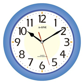 A-ONE 金吉星 防水浴室掛鐘 台灣製造 座掛兩用  顏色隨機