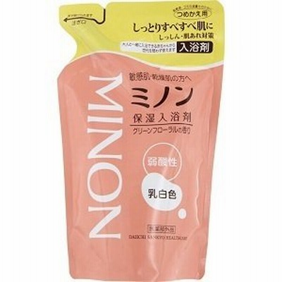 「第一三共ヘルスケア」 ミノン 薬用保湿入浴剤 詰替え用 400mL 「日用品」