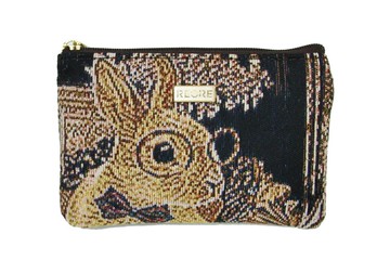 零錢包 卡片隔層 / 防潑水 平織緹花 兔宅子