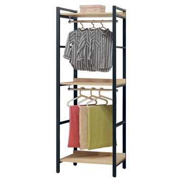 【本木】亨利 2.7尺雙吊置物衣櫃2.7尺雙吊