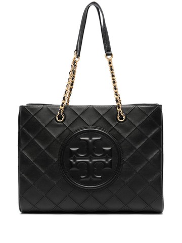 Tory Burch - Fleming leather tote bag - women - Nappa Leather - One Size - Black