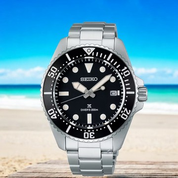 SEIKO 精工 PROSPEX 太陽能錶 200米防水 潛水錶 手錶 男錶-41mm/V157-00A0D.SNE597P1_sk043