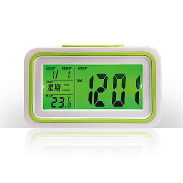 愛迪生 LED語音報時電子鬧鐘(顏色隨機)