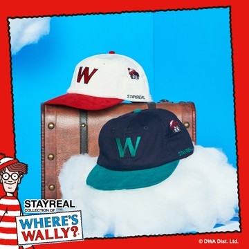 STAYREAL x WHERE’S WALLY? 威利在哪裡撞色棒球帽
