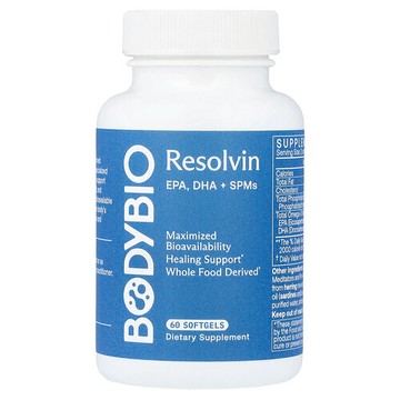 BodyBio, 魚油+，60 粒軟膠囊
