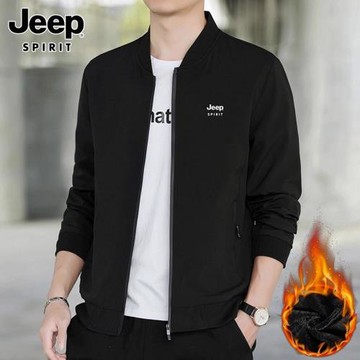 吉普夾克男士2026春季新款潮流休閑百搭上衣服棒球領寬松外套男裝