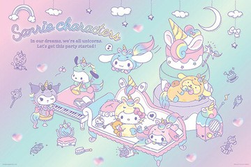 百耘圖 - Sanrio characters獨角獸的天堂拼圖1000片 HP01000-209