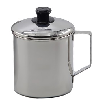 ZEBRA THAILAND 斑馬牌 口杯附蓋  1公升  11公分  SUS 304不鏽鋼材質  1個  銀色