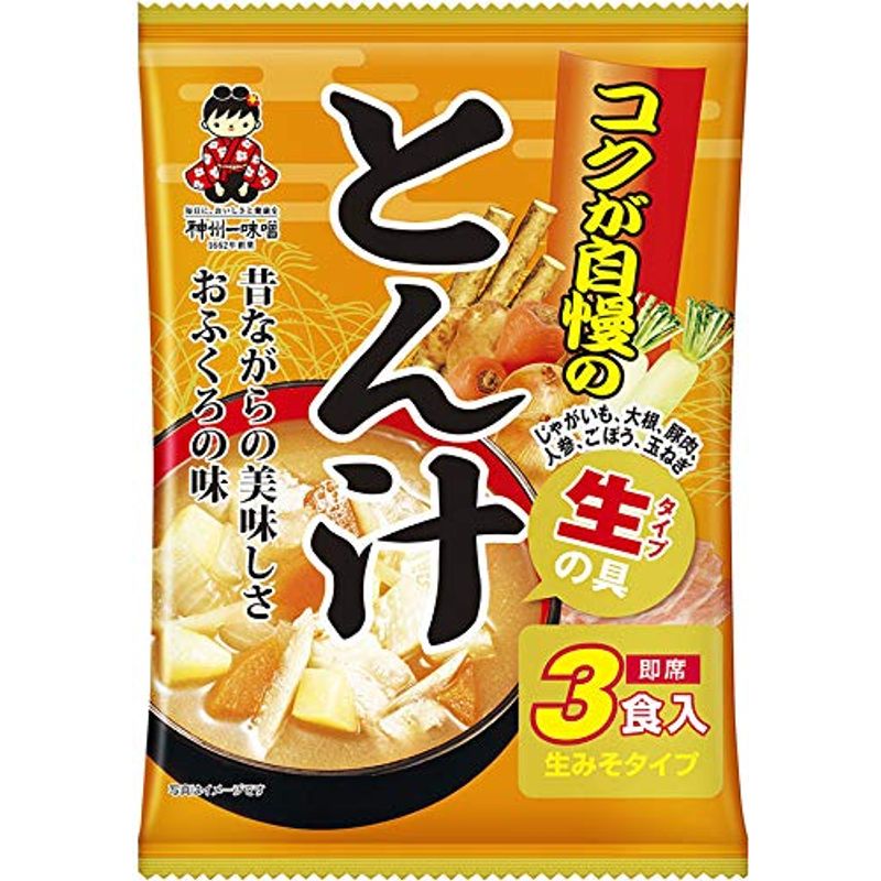 神州一 コクが自慢のとん汁 3食12個