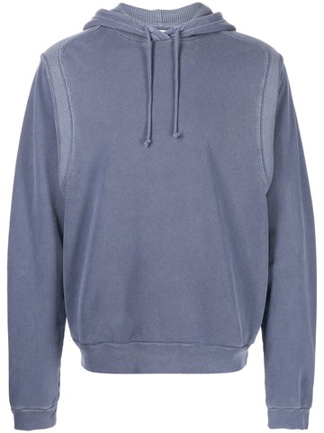 John Elliott - Cross Thermal cotton hoodie - men - Cotton - S - Purple