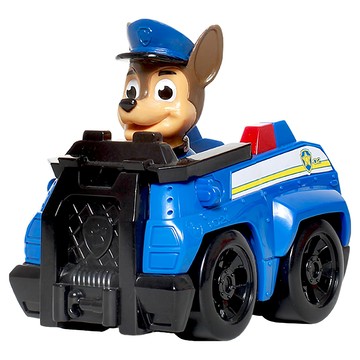 SPIN MASTER 汪汪隊立大功救援賽車系列玩具 阿奇警車  阿奇警車 黑色 + 藍色 + 棕色  不適用  1個