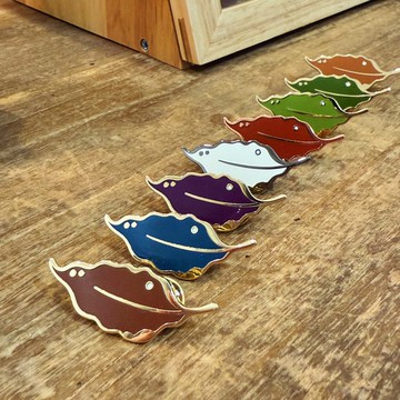 【茶道散步】茶葉金屬徽章 - 2025 新款三色