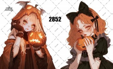 original sticker no.2852 人物貼紙 原創貼紙 原創人物貼紙 裝飾貼紙 cotton melody