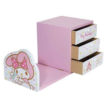 【震撼精品百貨】My Melody 美樂蒂 美樂蒂粉彩書架三抽盒#38547 震撼日式精品百貨