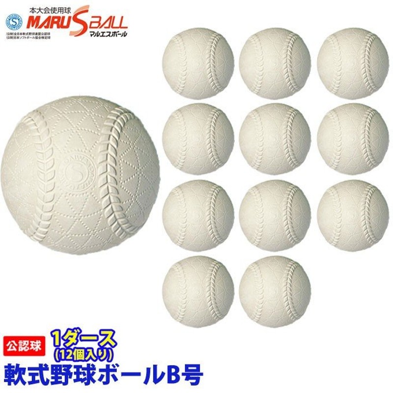 野球ボール M号 2ダース 公認球 24球 マルエス MARUS - 練習用具