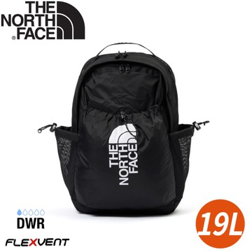 【The North Face 19L 防潑水休閒後背包《黑》】52TB/電腦包/休閒背包/通勤背包/肩背包/攻頂包