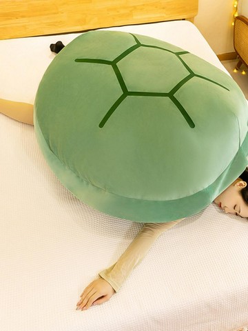 超軟烏龜殼抱枕可穿戴睡袋公仔睡覺懶人玩偶沙發衣服人穿大身上裝（45cm以上的商品麻煩客人選擇宅配哦，謝謝）