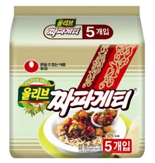 韓国ラーメン農心オリーブチャパゲティ140g