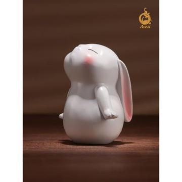 兔年銅兔子擺件《歡樂兔》銅工藝品家居飾品生肖兔卡通禮物禮品