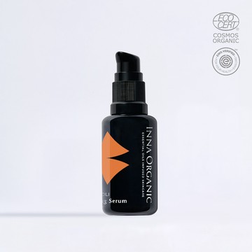 【童顏有機 Inna Organic】橙花極光亮白精華｜歐盟ECOCERT+美國EWG 雙認證｜溫和亮白 無酸美白