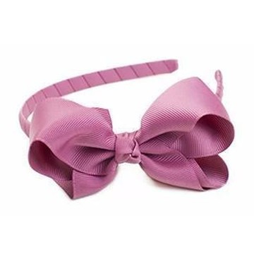 英國Ribbies 蝴蝶結髮圈-粉紫