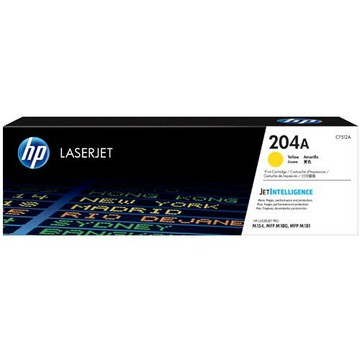 【領券滿額折200】  HP CF512A / 204A 黃色原廠碳粉匣 適用HP Laser Jet M154nw/M181fw