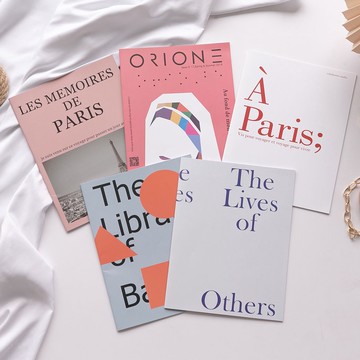 MUMU【TM01174】ins設計感封面筆記本 筆記本 手帳本 記事本 手帳 紀錄本 文具 歐美風 橫線筆記本 日記本