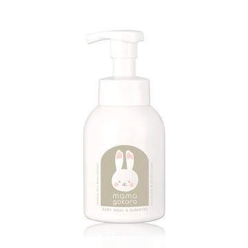 mamagokoro 媽媽寶寶 98%植萃洗髮沐浴慕斯  溫和滋潤肌膚  多用途護理  250ml  1瓶