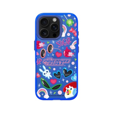 iPhone 16 Pro Clear 激光藍 - The Powerpuff Girls 飛天小女警 - 甜心