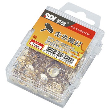 SDI手牌  25元系列 金色圖釘 (0302G)
