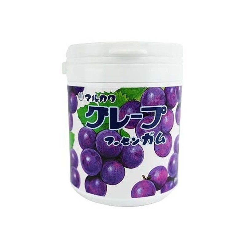丸川製菓 グレープフーセンガム ボトル 130g | LINEショッピング