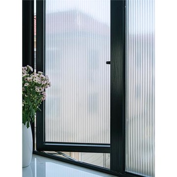 靜電免膠玻璃貼膜窗戶衛生間陽臺廁所辦公室透光防曬條紋窗花貼紙