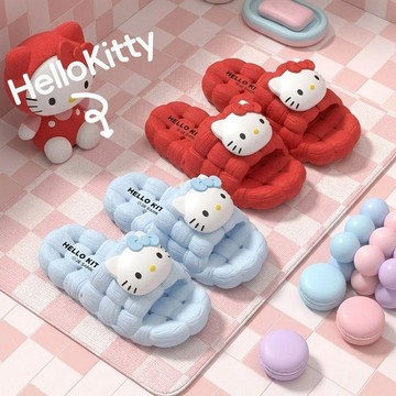 ✨臺灣出貨✨2026新款EVA居家拖鞋女厚底卡通Hellokitty聯名防滑舒適可愛涼拖