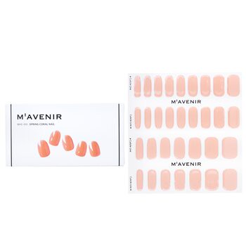 Mavenir Mavenir 指甲貼 (橙色) - # Spring Coral Nail 32pcs-美容工具