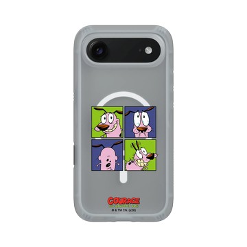 iPhone Air AirX 流變灰 - Courage the Cowardly Dog膽小狗英雄 - 英雄的四格漫畫