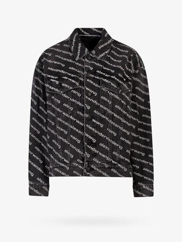 Denim jacket with all-over logo - DENIM X ALEXANDER WANG - gender_Woman