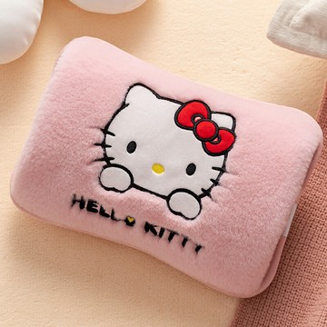 熱水袋充電暖寶寶暖水袋2024新款毛絨可愛防爆正品暖手寶被窩專用